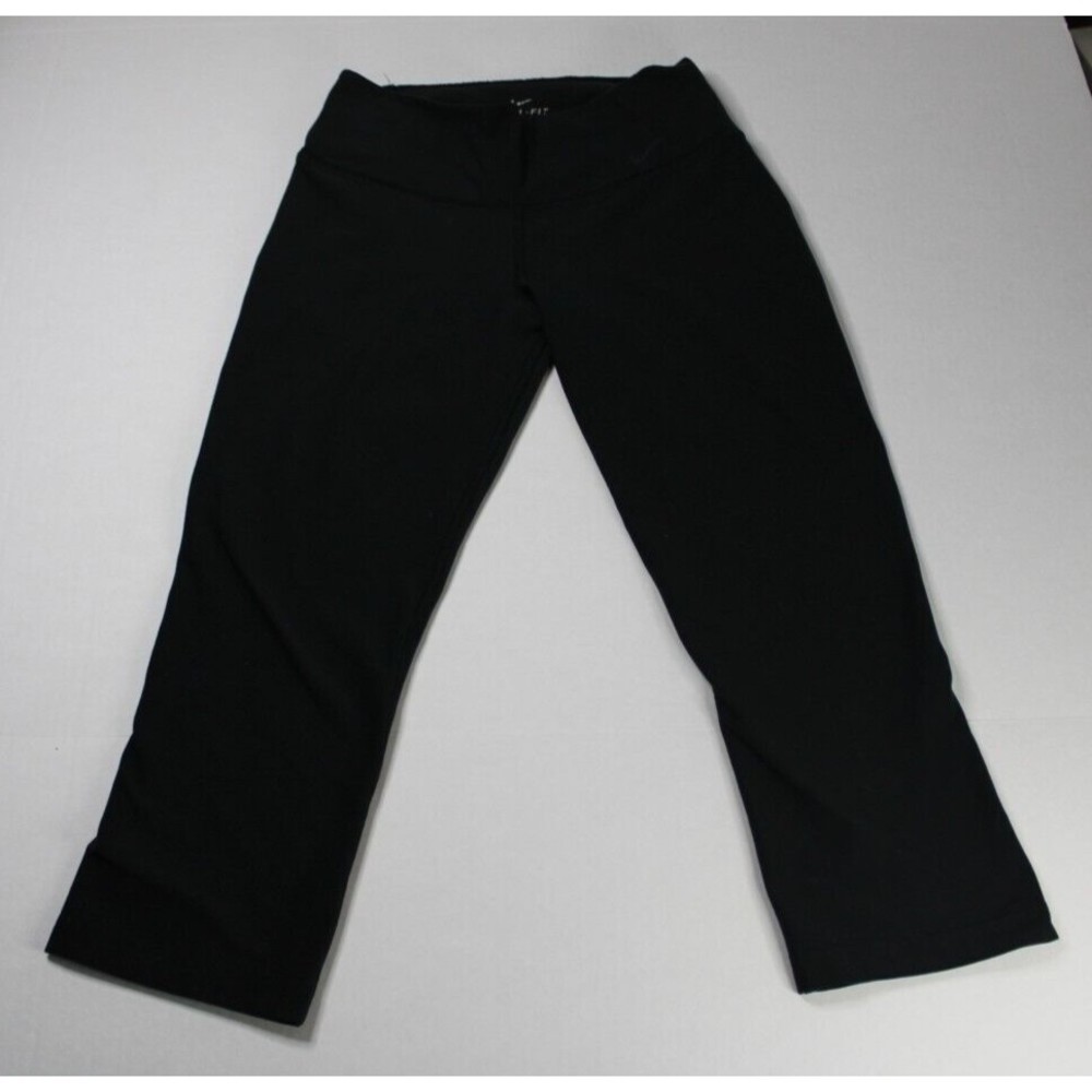 Nike Running Dri Fit Dark Green Black  Leggings Size XS